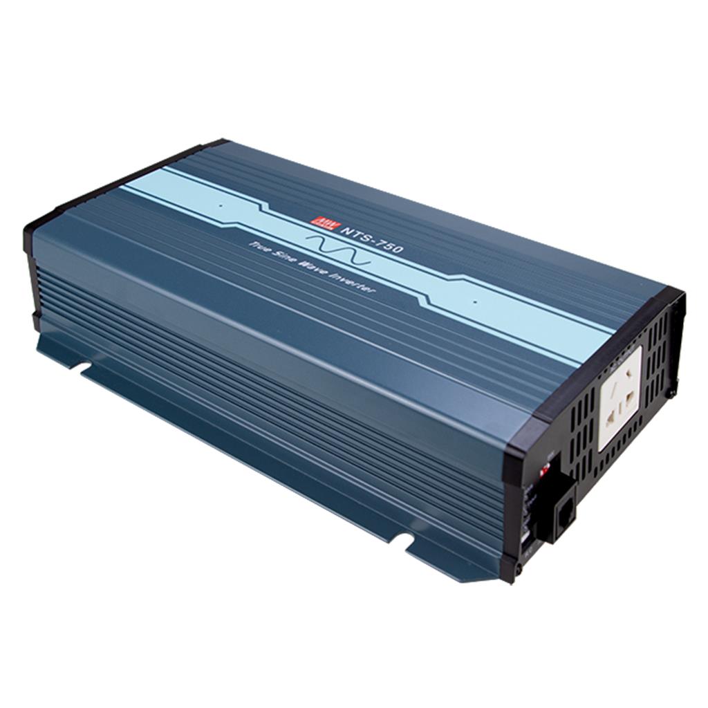 Mean Well NTS-750-224AU True Sine Wave DC-AC Inverter 750W 230V out 24V in with AU Socket