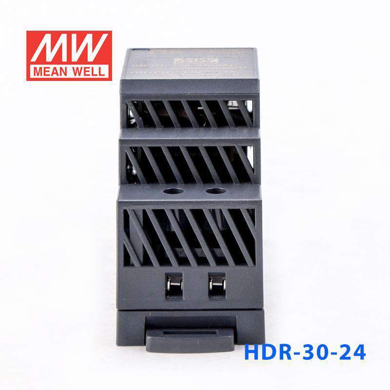 Mean Well HDR-30-24 Ultra Slim Step Shape Power Supply 30W 24V - DIN Rail - PHOTO 4