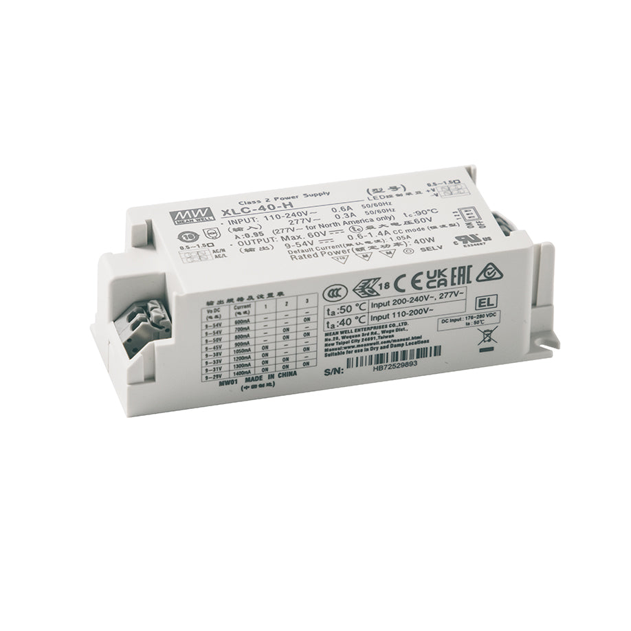 Mean Well XLC-40-12 LED Driver 40.8W 12V