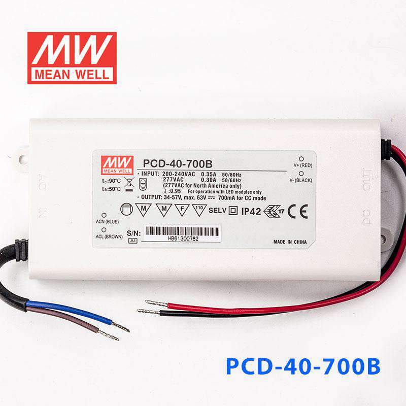 Mean Well PCD-40-700B Power Supply 40W 700mA - PHOTO 2