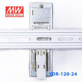 Mean Well SDR-120-24 Single Output Industrial Power Supply 120W 24V - DIN Rail - PHOTO 4