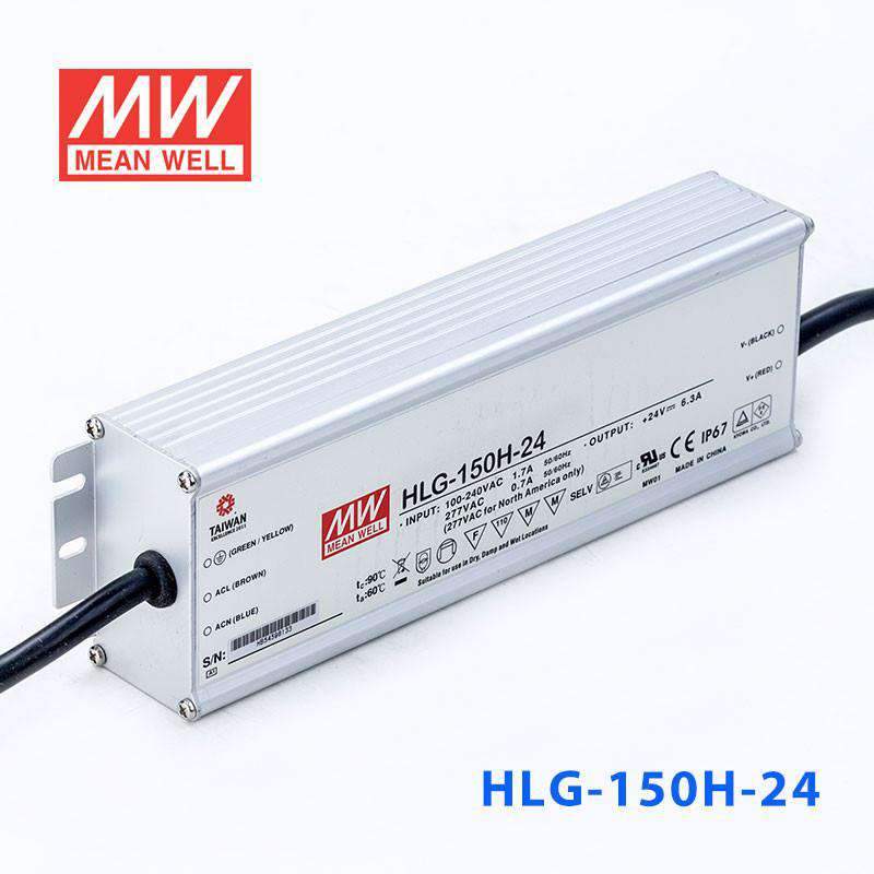 Mean Well S-HLG-150H-24 Power Supply 150W 24V with AU/NZ plug - PHOTO 1