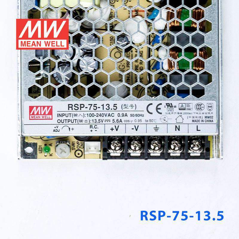 Mean Well RSP-75-13.5 Power Supply 75W 13.5V - PHOTO 2