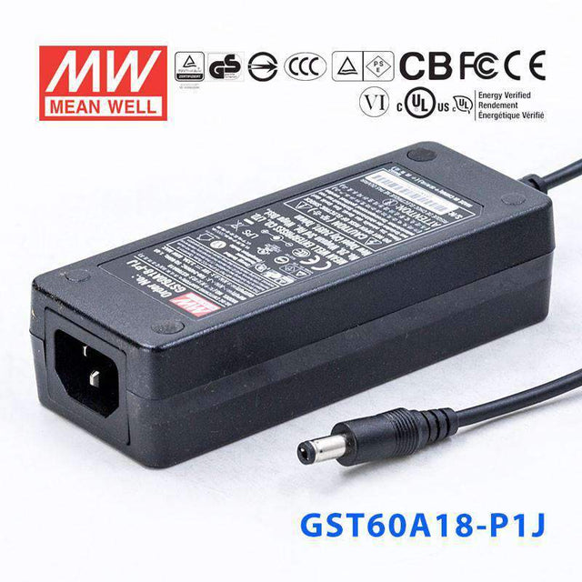 Mean Well GST60A18-P1J Power Supply 60W 18V