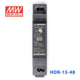 Mean Well HDR-15-48 Ultra Slim Step Shape Power Supply 15W 48V - DIN Rail - PHOTO 1