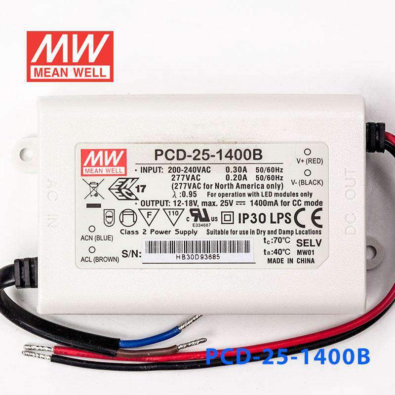 Mean Well PCD-25-1400B Power Supply 25W 1400mA - PHOTO 2