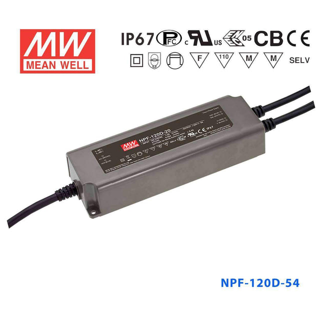 Mean Well NPF-120D-54 Power Supply 120W 54V - Dimmable