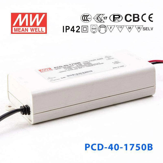 Mean Well PCD-40-1750B Power Supply 40W 1750mA