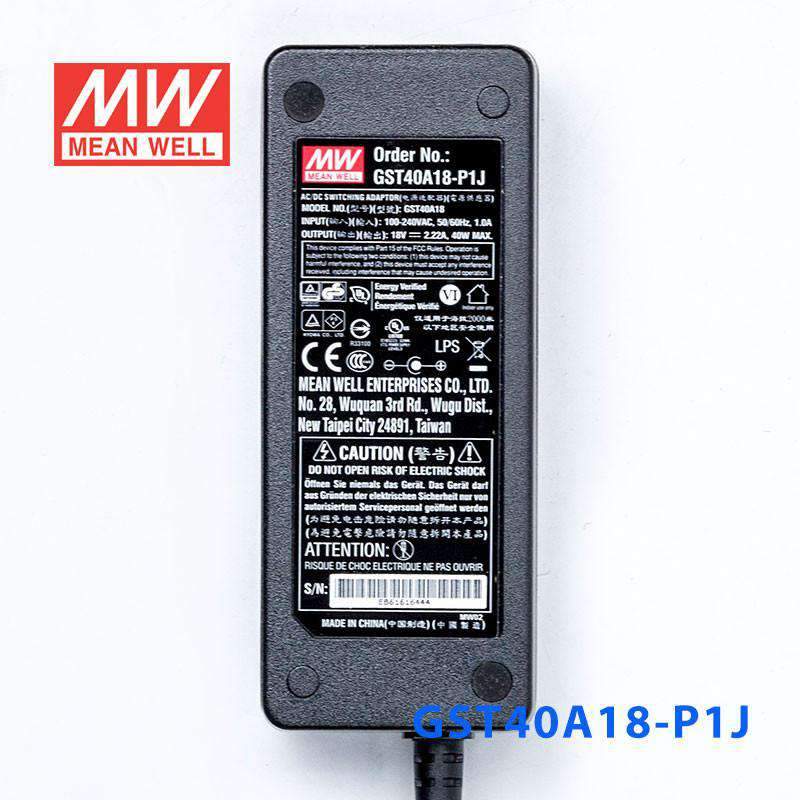 Mean Well GST40A18-P1J Power Supply 40W 18V - PHOTO 2