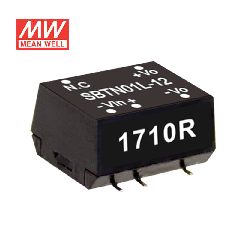 Mean Well SBTN01L-09 DC-DC Converter - 1W 5V DC in 9V out