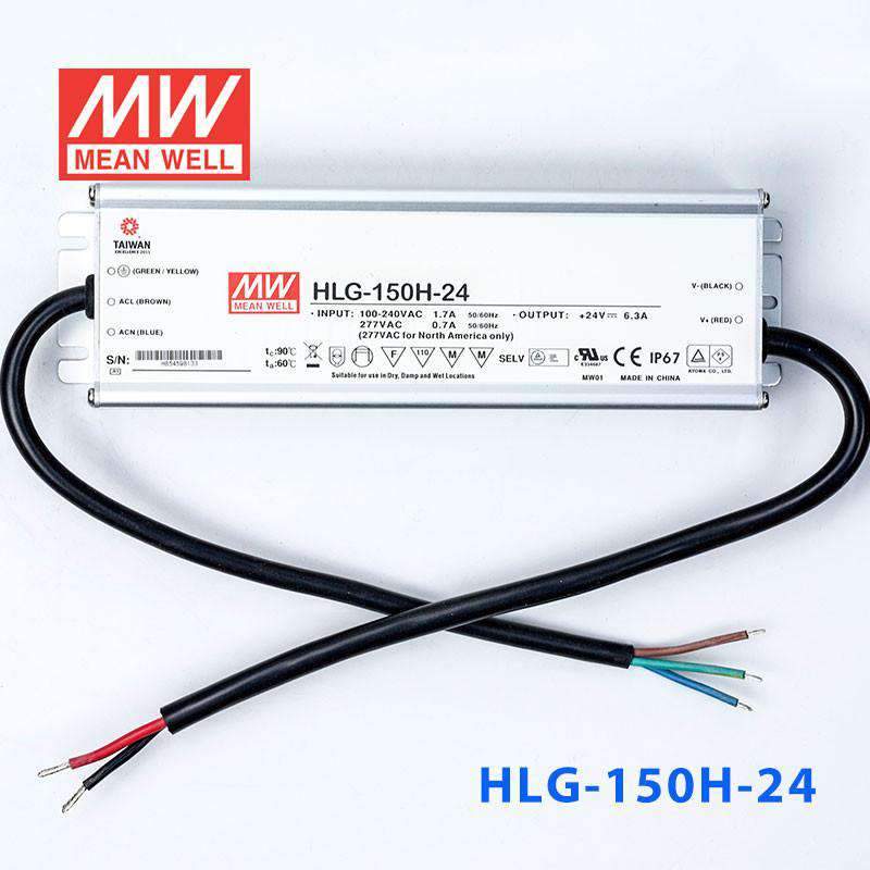 Mean Well S-HLG-150H-24 Power Supply 150W 24V with AU/NZ plug - PHOTO 2