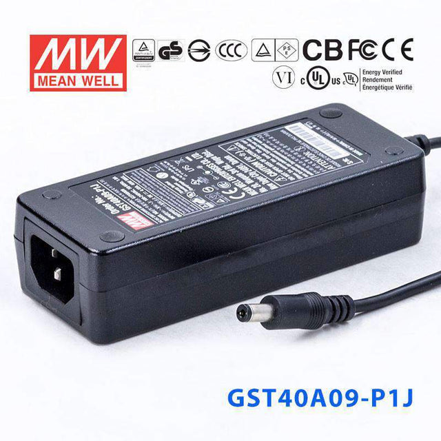 Mean Well GST40A09-P1J Power Supply 40W 9V