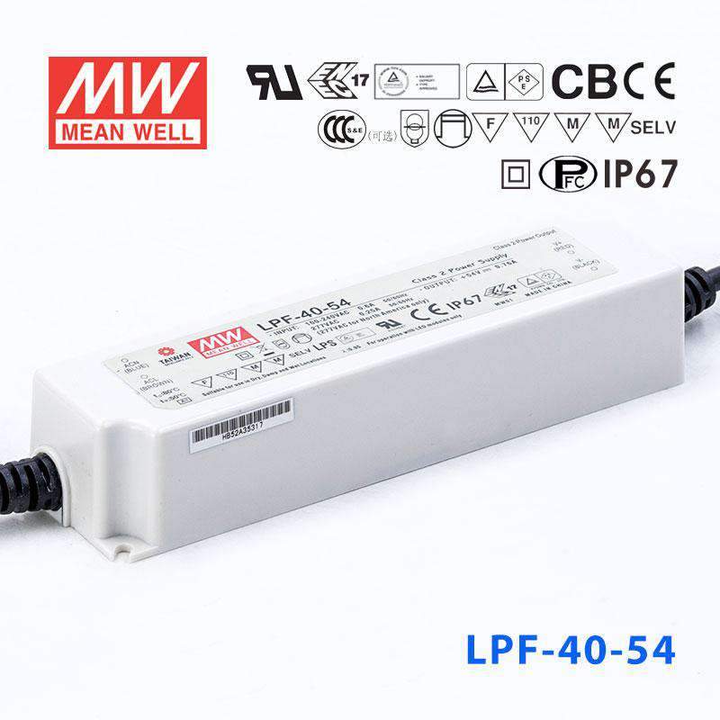 Mean Well LPF-40-54 Power Supply 40W 54V