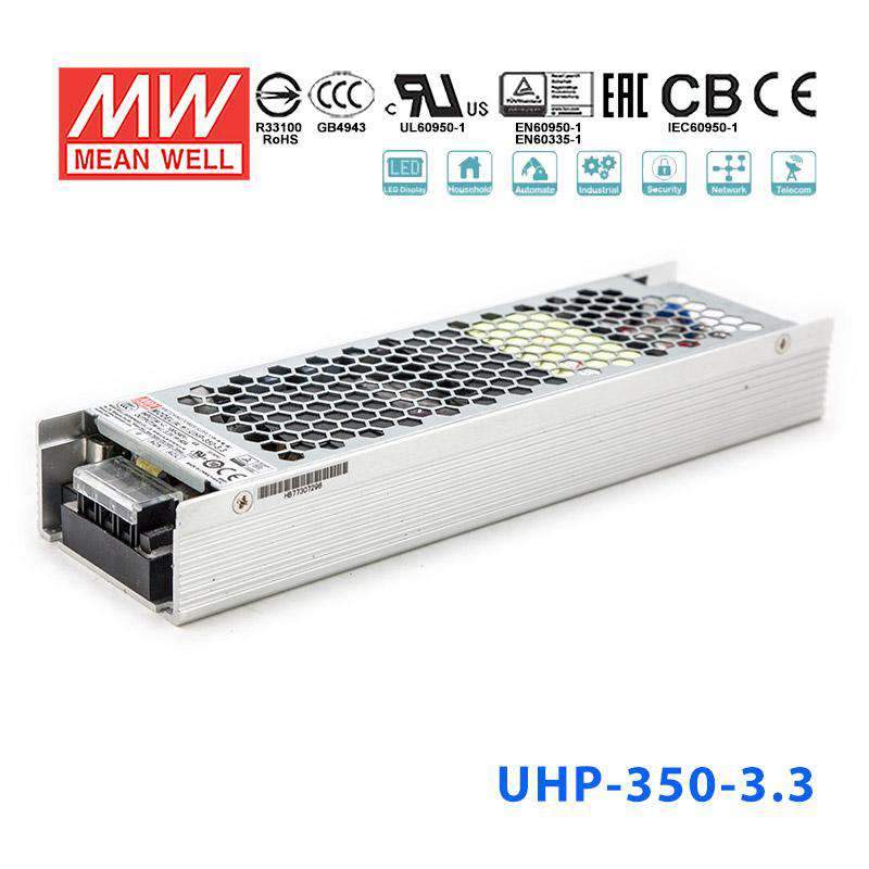 Mean Well UHP-350R-3.3 Power Supply 198W 3.3V - Redundant
