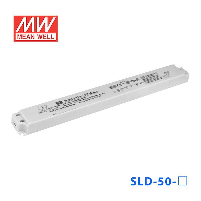 Mean Well SLD-50-56 Linear LED Driver 50.4W 60V 1050mA - Slim