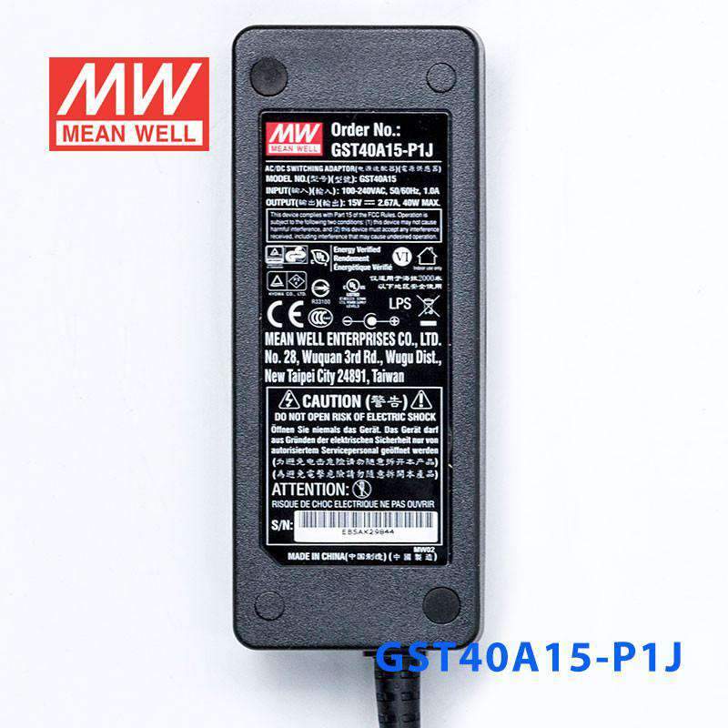 Mean Well GST40A15-P1JPower Supply 40W 15V - PHOTO 2