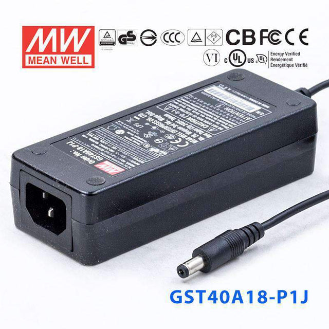 Mean Well GST40A18-P1J Power Supply 40W 18V