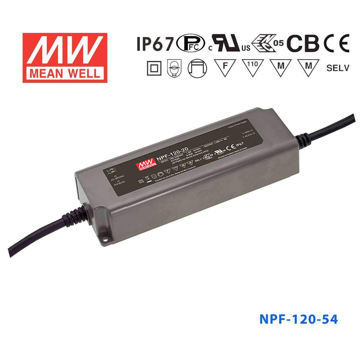 Mean Well NPF-120-54 Power Supply 120W 54V