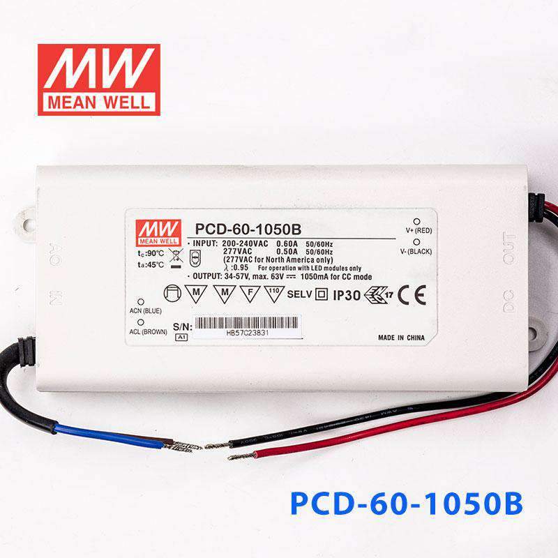 Mean Well PCD-60-1050B Power Supply 60W 1050mA - PHOTO 2
