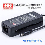 Mean Well GST40A05-P1J Power Supply 25W 5V