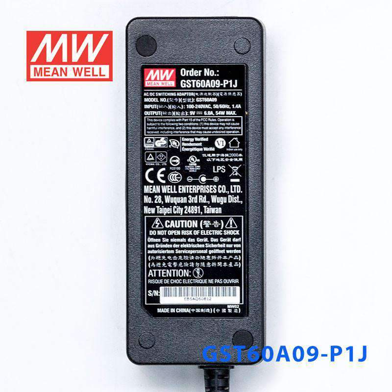 Mean Well GST60A09-P1J Power Supply 54W 9V - PHOTO 2
