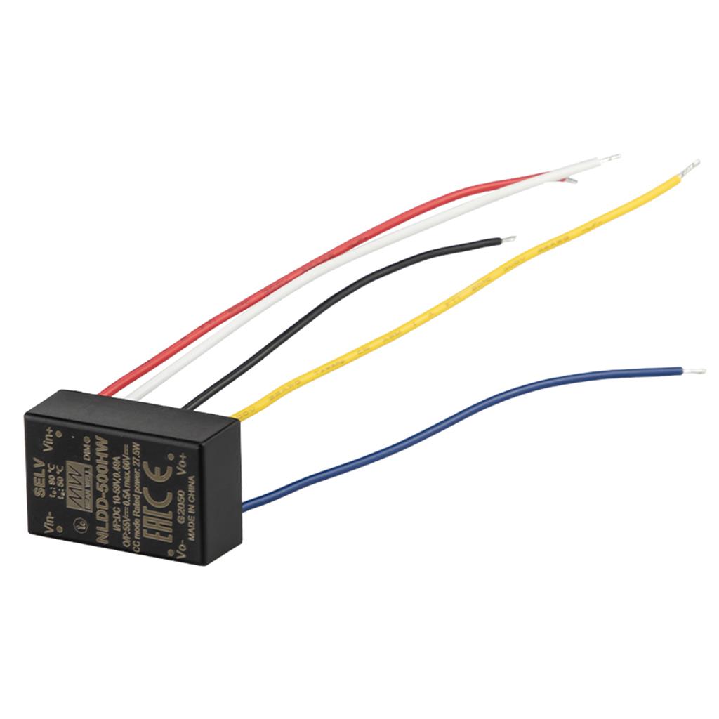 Mean Well NLDD-1050HW DC/DC LED Driver CC 1050mA - Step-down Wire Type