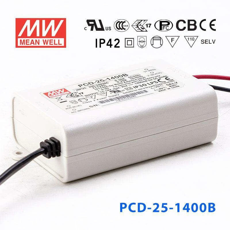 Mean Well PCD-25-1400B Power Supply 25W 1400mA